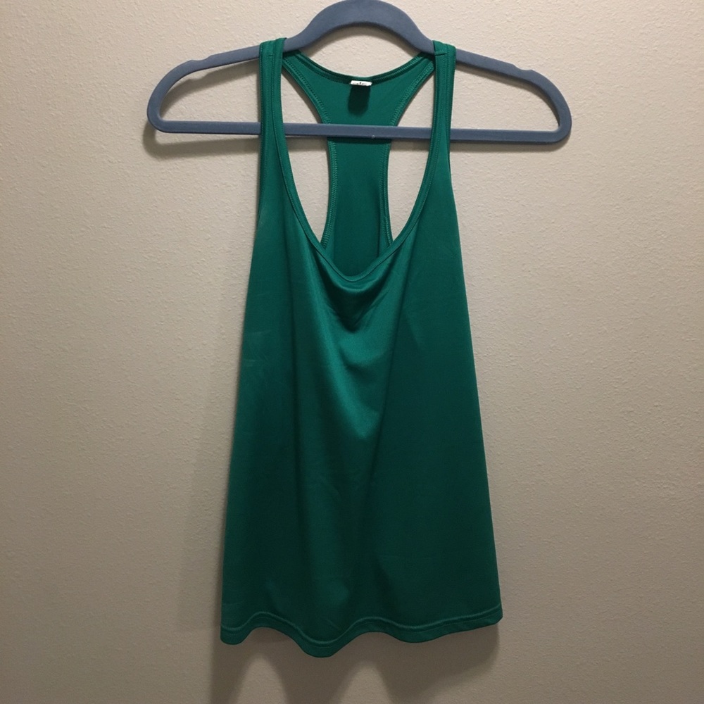 Deep scoop workout tank